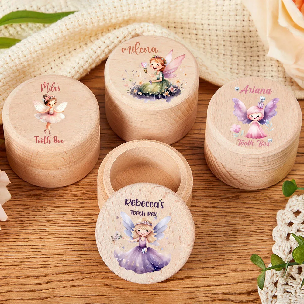 Caja Ratoncito Pérez personalizada con nombre – Recuerdo baby shower