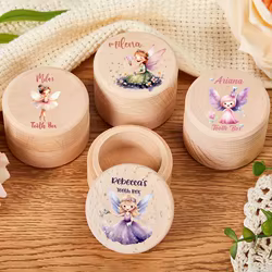 Caja Ratoncito Pérez personalizada con nombre – Recuerdo baby shower