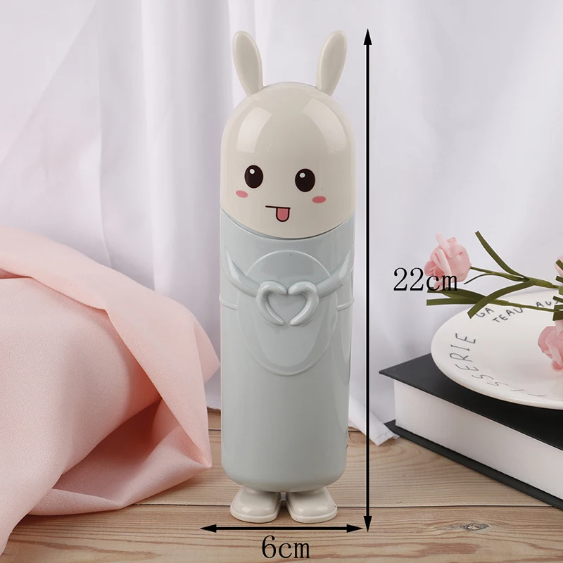 Estuche para viaje cepillo de dientes niños conejito Pascua portátil - imagen 3