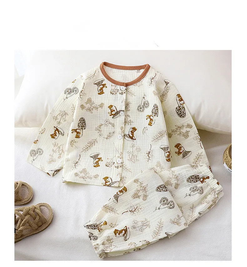 Pijamas doblados mostrando el estampado
