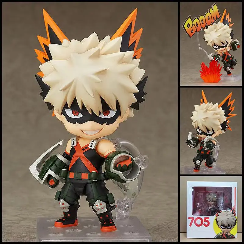 Figurines Q Version de Midoriya, Bakugou y Todoroki
