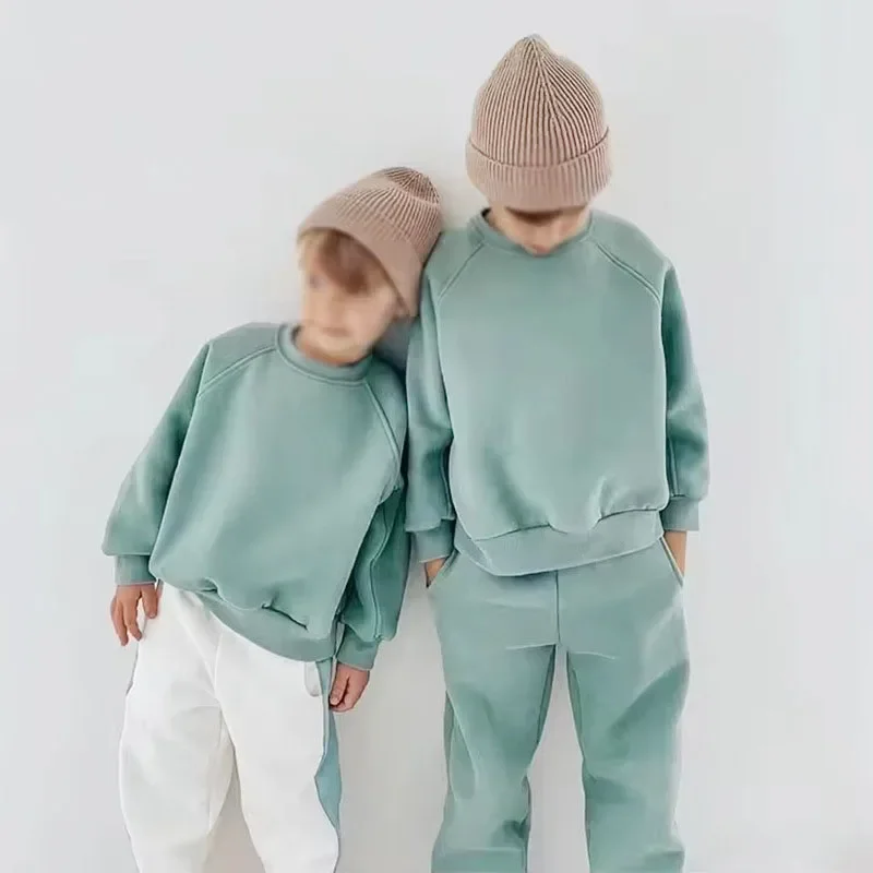 MILANCEL chándal infantil sudadera con capucha y pants primavera - imagen 2