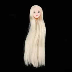 Cabeza de muñeca BJD con cabello enraizado para Blythe