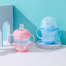 Botella deportiva de agua para niños con asa y sin fugas