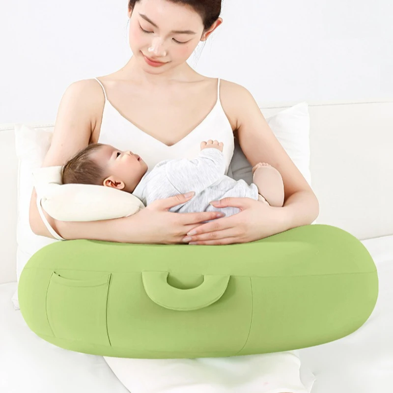 Almohada de lactancia antiasfixia con soporte ergonómico estable - imagen 3