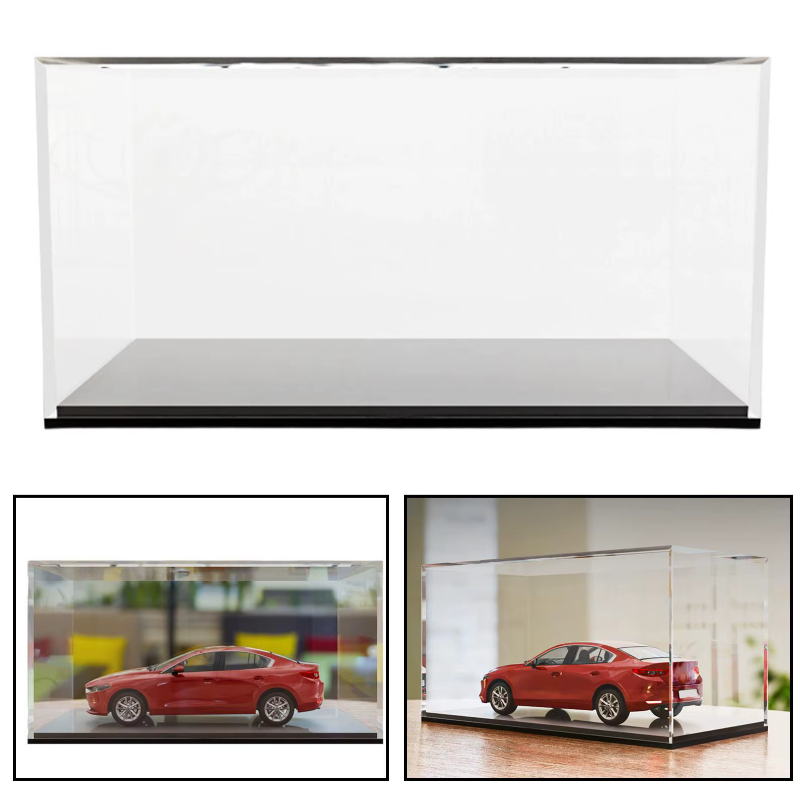 Vitrina de acrílico antipolvo para coches de juguete y miniaturas - imagen 3