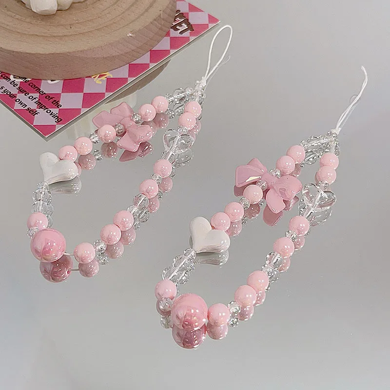 Correa de cristal para teléfono móvil – Accesorio kawaii para mochila escolar - imagen 2