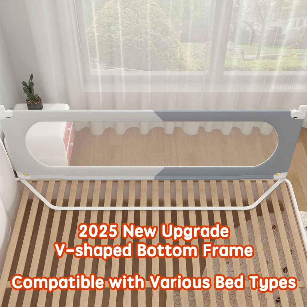 Barandilla de cama PANGDUBE para niños – Instalación sin tornillos - imagen 5