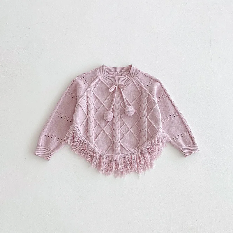 Jersey de punto con borlas Milancel para niño – Otoño