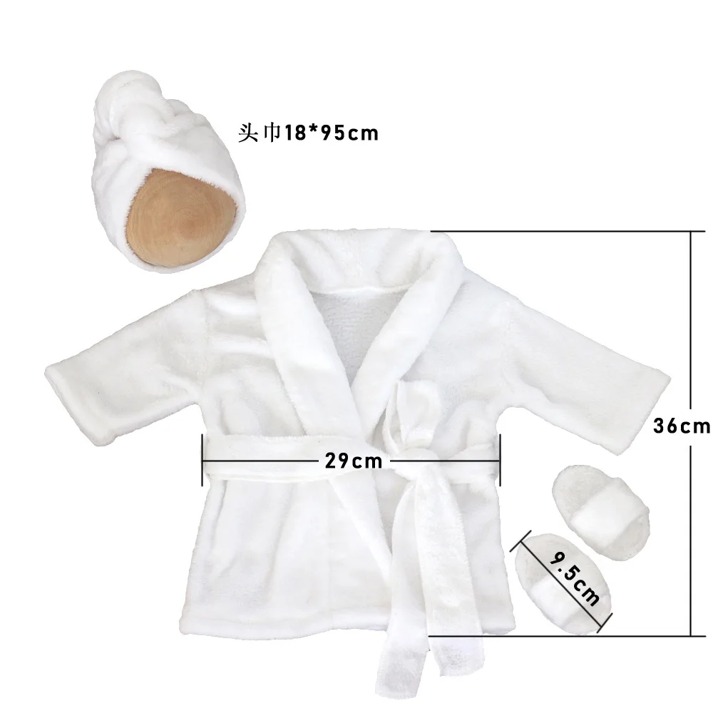 Bata de baño infantil para sesión fotográfica