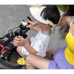 Bicicleta infantil con pedales y manillar para aprender a pedalear