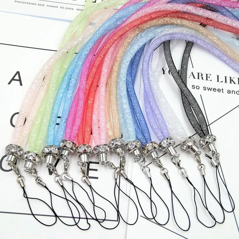 Cordón de cristal para collar infantil con llavero identificativo - imagen 3