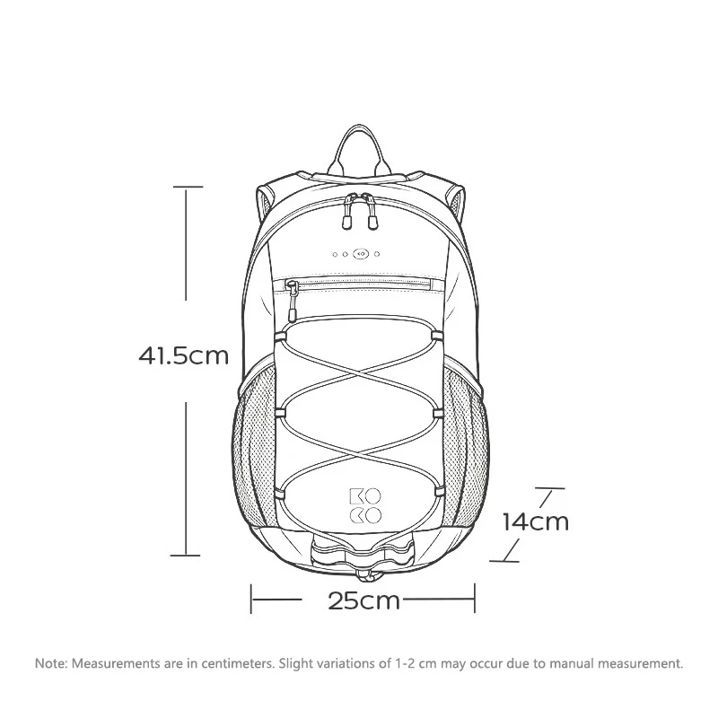 Mochila infantil de senderismo impermeable con cordón mariquita - imagen 4