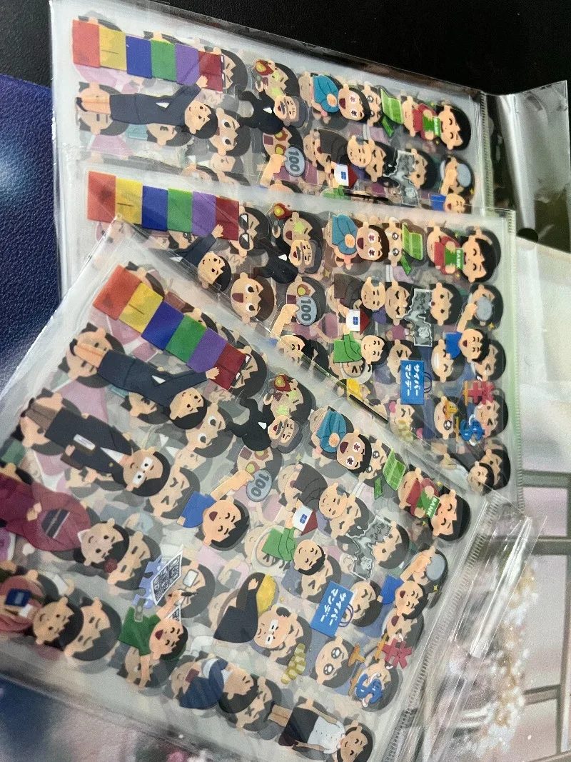 Pegatinas transparentes PET con diseño láser para diario y agenda