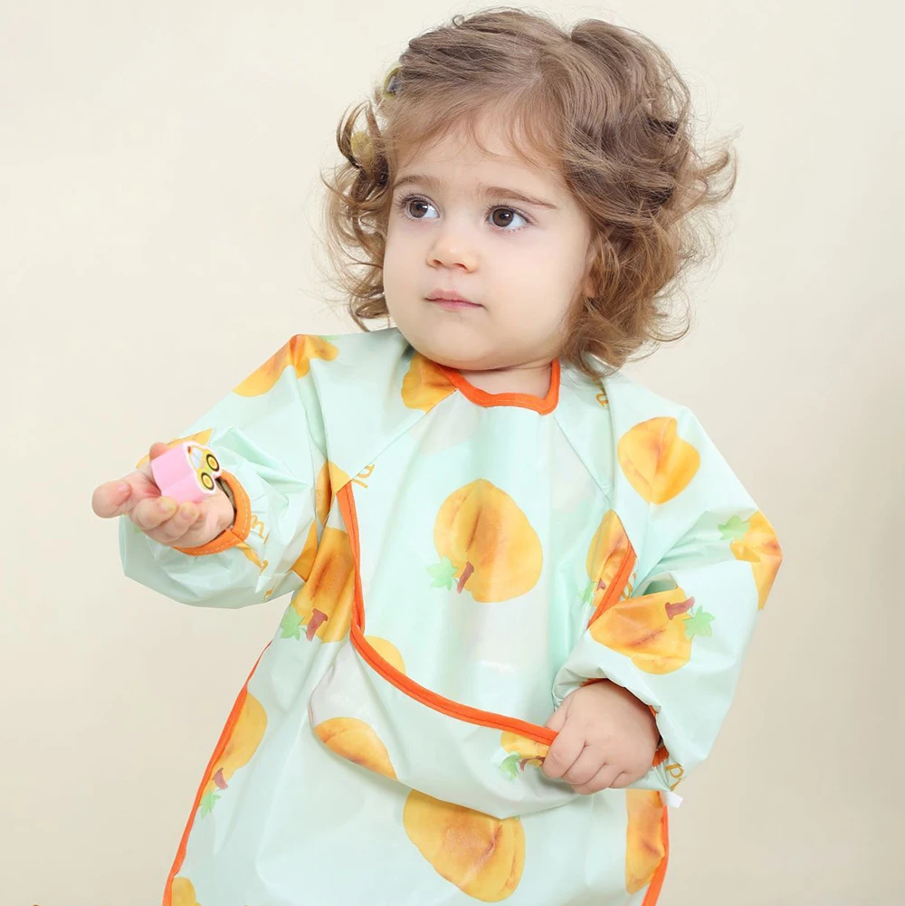 Babero impermeable para bebé – Estampado colorido, suave y antimanchas - imagen 4