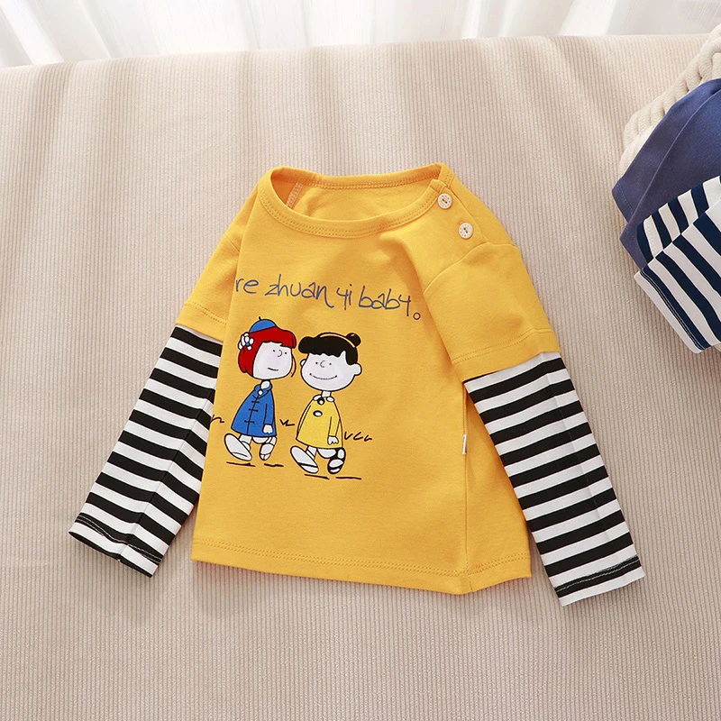 Camiseta manga larga para niños – Estampado de dibujos en algodón - imagen 2