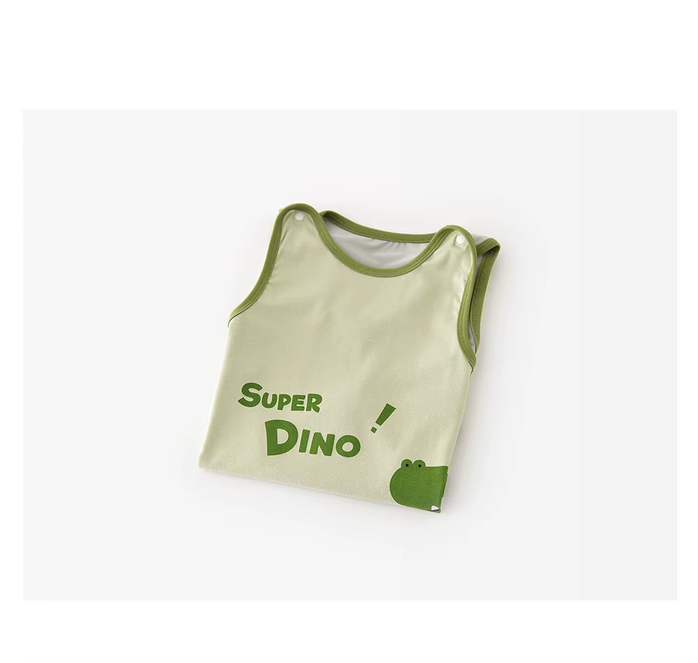 Detalle del estampado de dinosaurio