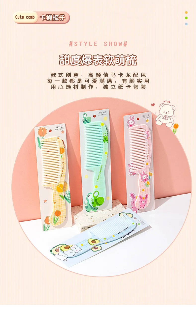 Detalle del mango ergonómico y cerdas suaves