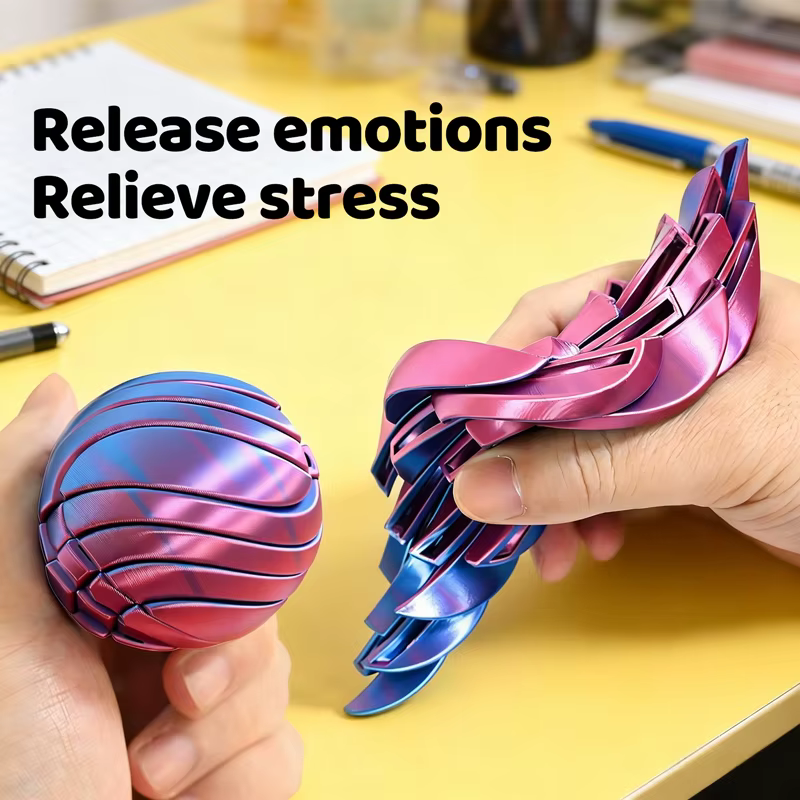 Twistsphere Bola Sensorial Antiestrés con Fluido 3D - imagen 2