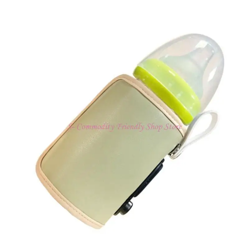 Bolsa calentadora de biberones portátil para viaje, funda ajustable - imagen 5