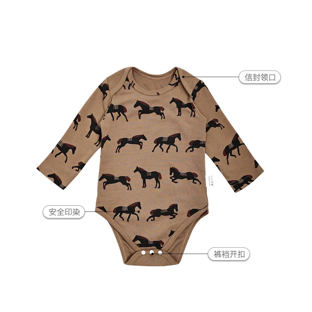 Body de algodón suave de manga corta para bebé unisex - imagen 4