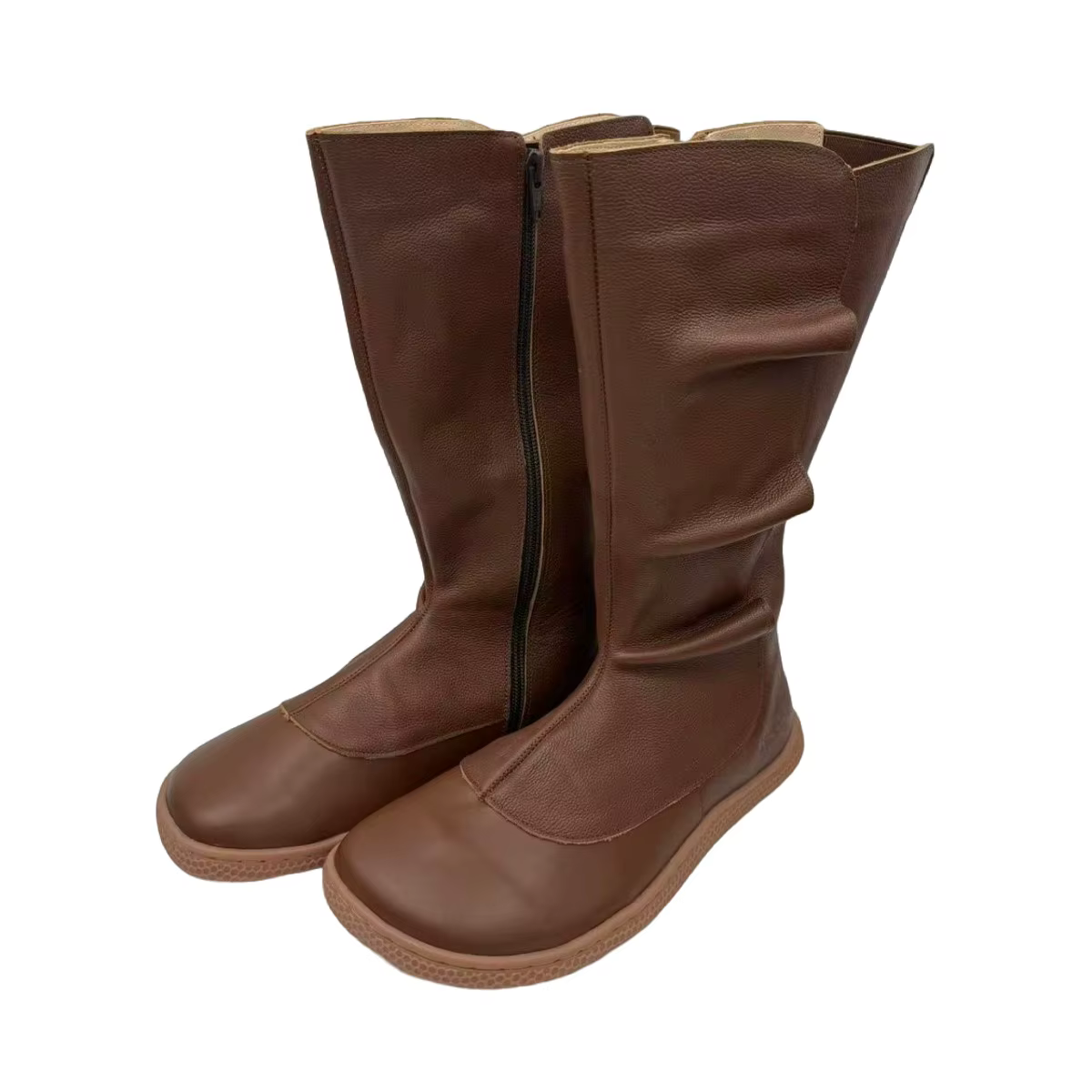 Tipsietoes Botas altas de invierno en cuero genuino con forro de lana - imagen 2
