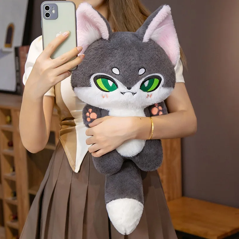 Peluche de lobo suave para niña, regalo tierno de habitación infantil - imagen 4