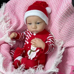 Muñeca bebé Reborn Levi awakse de vinilo realista y silicona