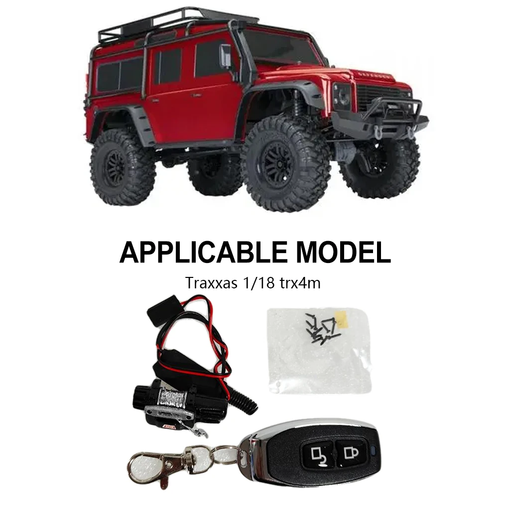 RCGOFOLLOW cabrestante de metal para Traxxas TRX4M RC - imagen 5
