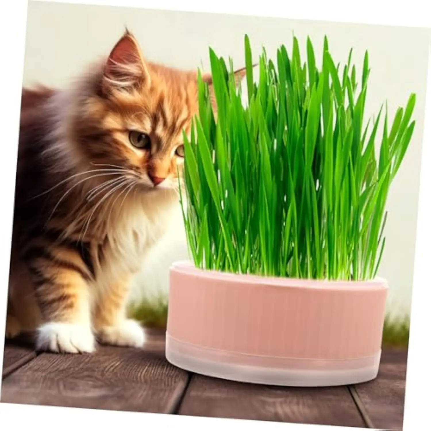 Maceta de plástico para gatos sin semillas, práctica de jardinería - imagen 2