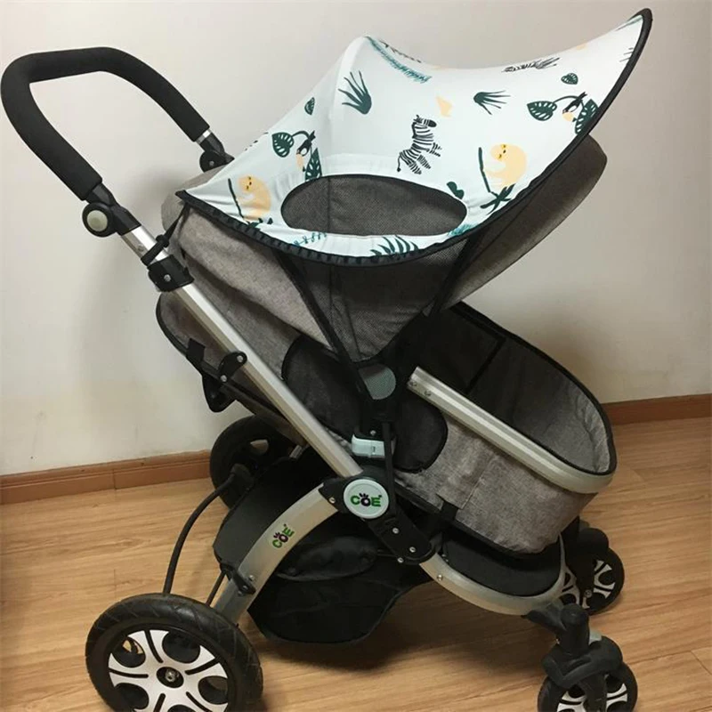 Parasol para cochecito de bebé con visera protectora solar - imagen 5