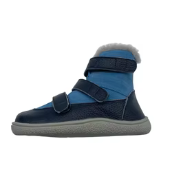 TipsieToes Botas de nieve de cuero genuino para bebé con piel suave