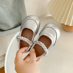 Zapatos de cuero niña estilo princesa primavera y otoño