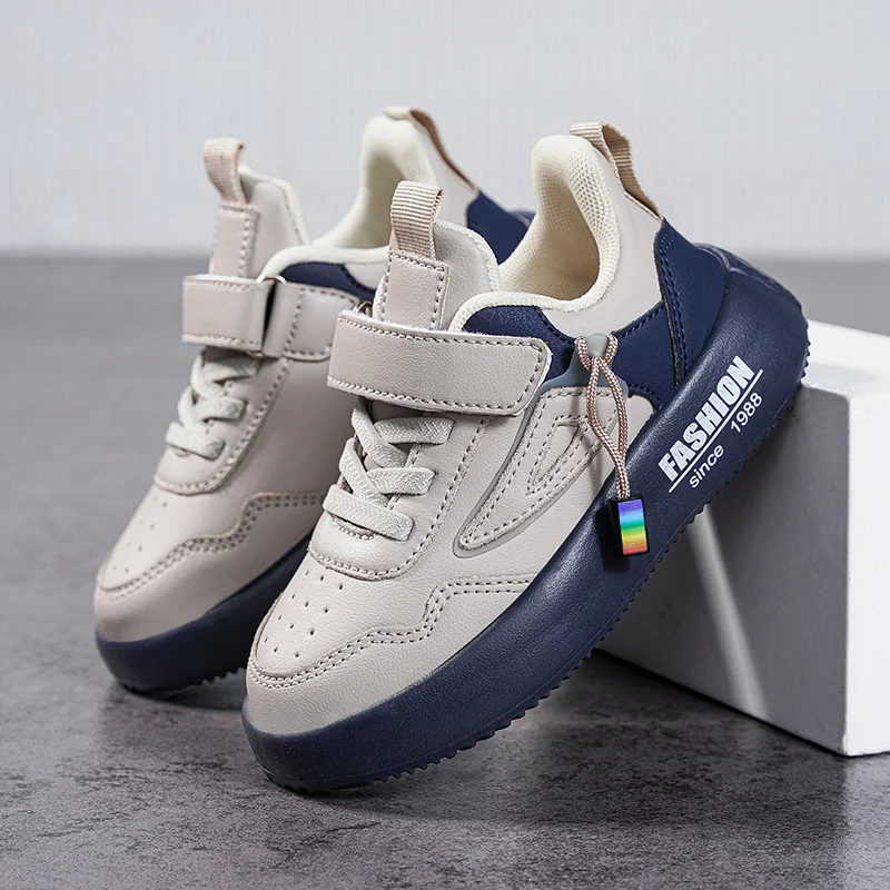 Zapatillas deportivas impermeables de piel sintética para niños - imagen 3