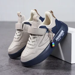 Zapatillas deportivas impermeables de piel sintética para niños