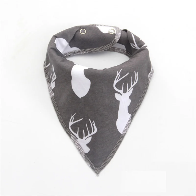 Baberos bandana de algodón doble capa para bebé reutilizables - imagen 5