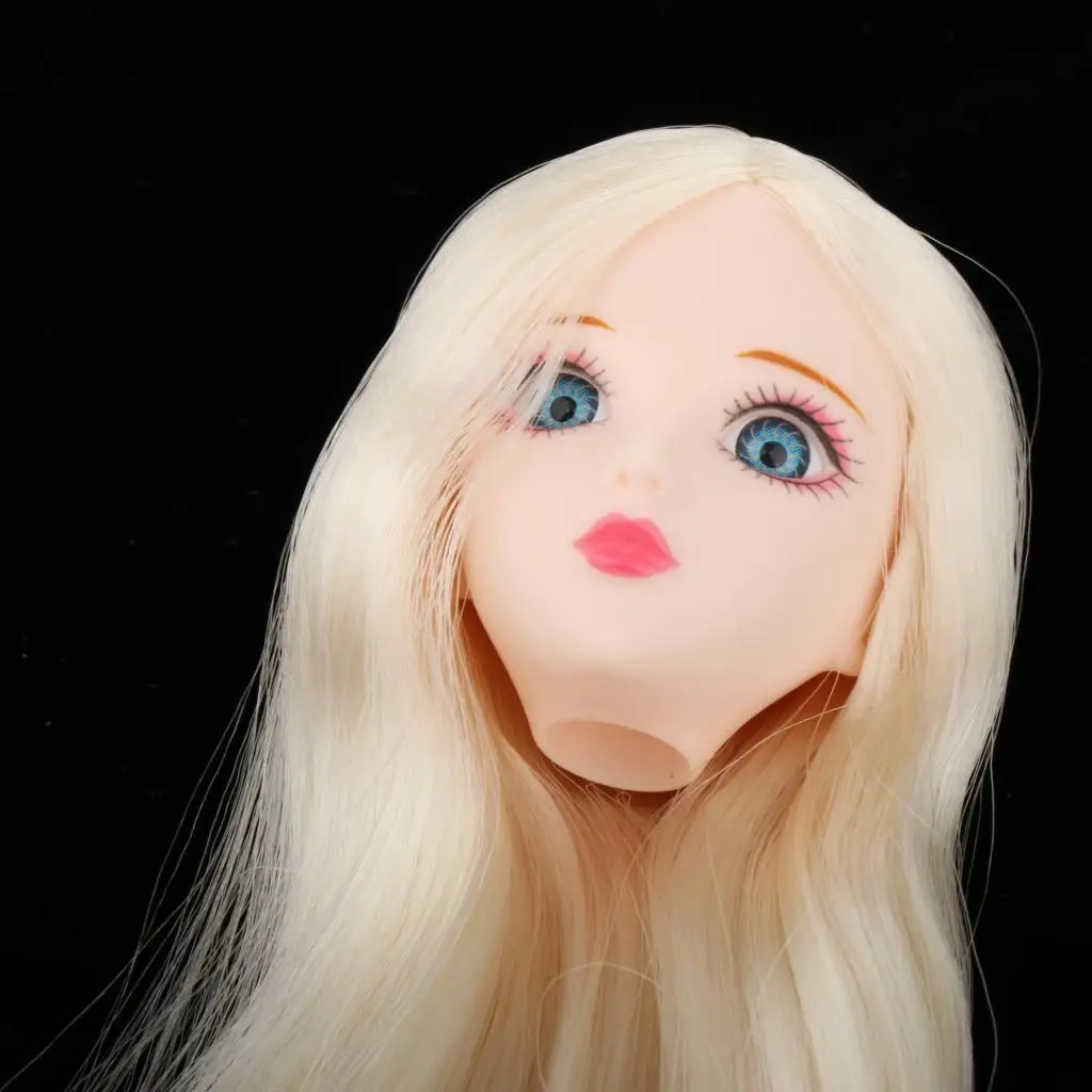 Cabeza de muñeca BJD con cabello enraizado para Blythe - imagen 5