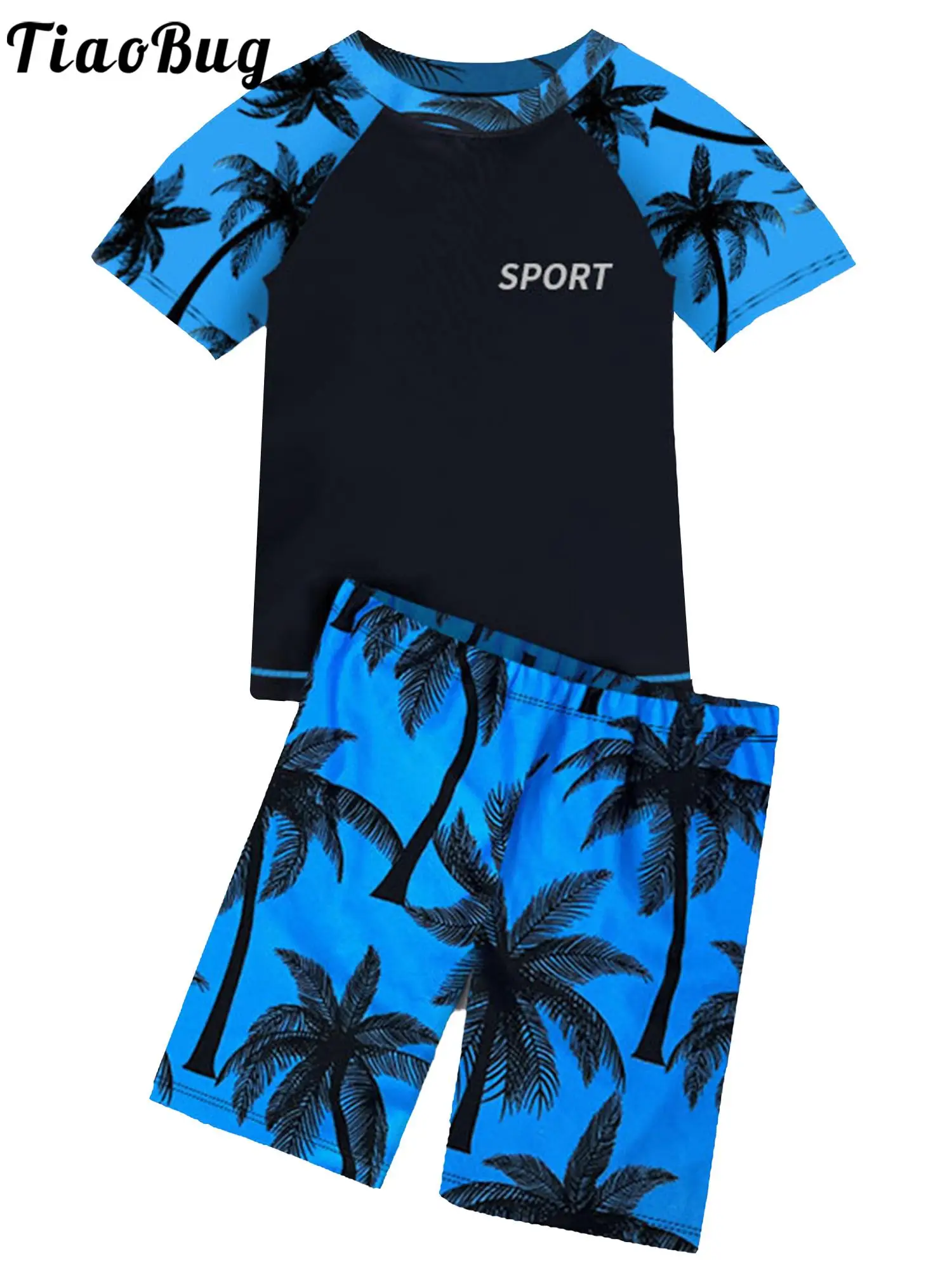 Bañador surf infantil con camiseta y pantalón de playa - imagen 3