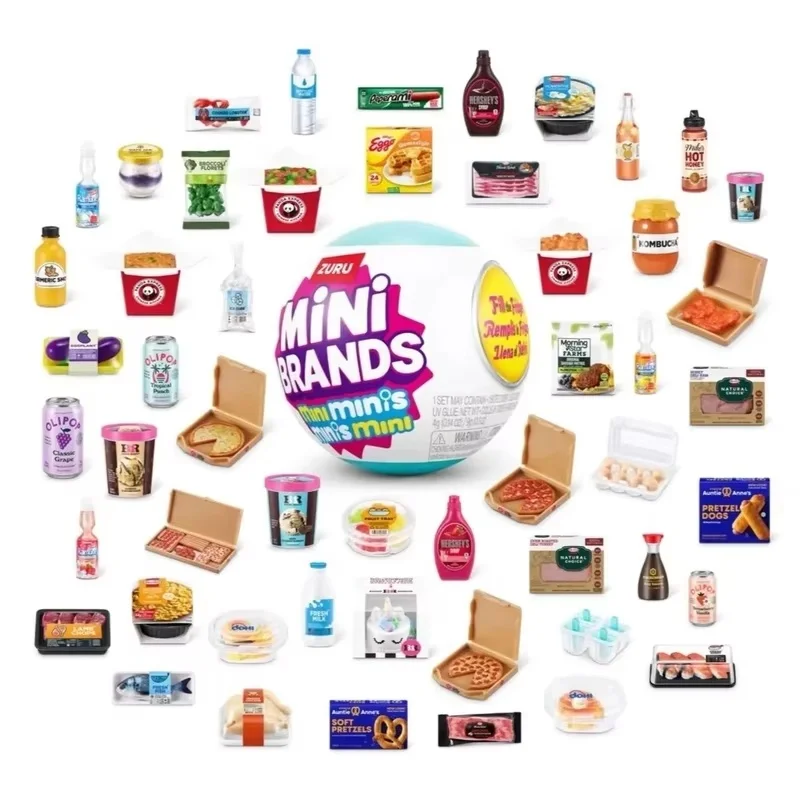 Zuru Mini bola sorpresa con comida en miniatura para casa de muñecas - imagen 3