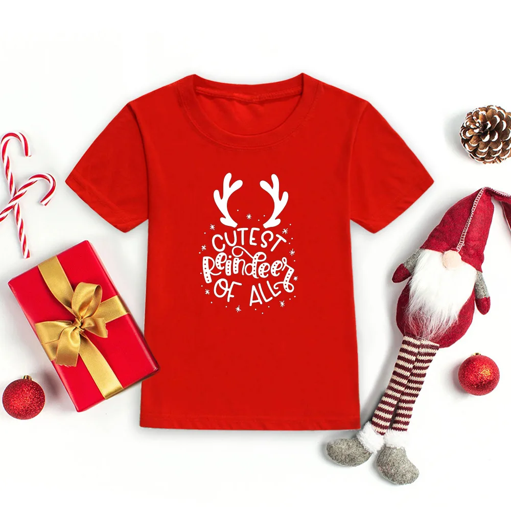 Camiseta de Navidad manga corta infantil – Festiva para niño y niña - imagen 3