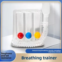 Entrenador respiratorio pulmonar de bolas con sistema de medición