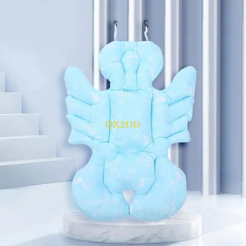 QX2D Cojín de cochecito para bebé con soporte en cabeza y cuerpo - imagen 2