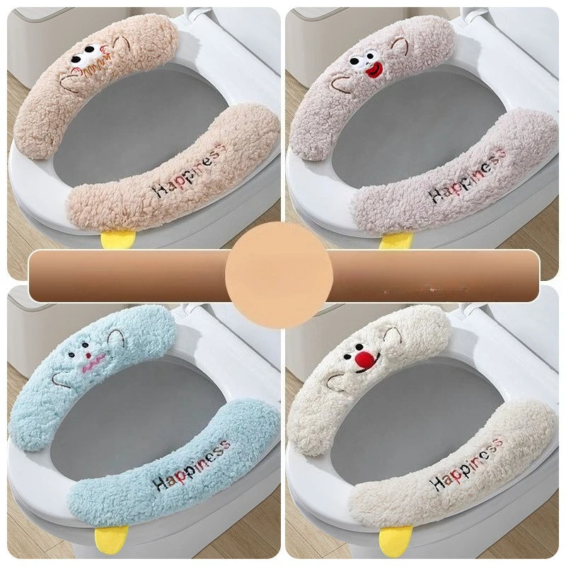 Funda de asiento de inodoro infantil dibujos animados antideslizante - imagen 2