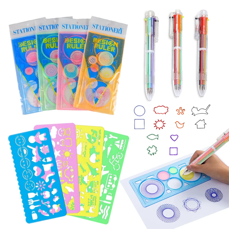 Creaciones infantil con espirógrafo