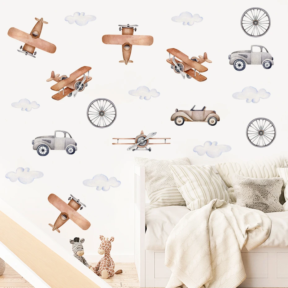 Vinilos decorativos vehículos para cuarto infantil - imagen 4