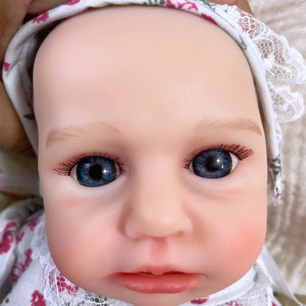 Muñeca reborn LouLou de silicona realista con boca abierta - imagen 3