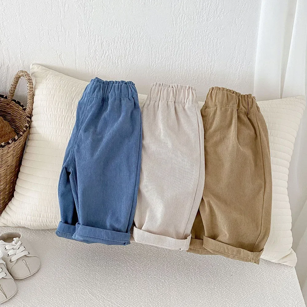 Pantalones de pana para niños en otoño – Moda diaria - imagen 5