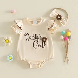 Conjunto bodies verano para bebé niña floral y diadema