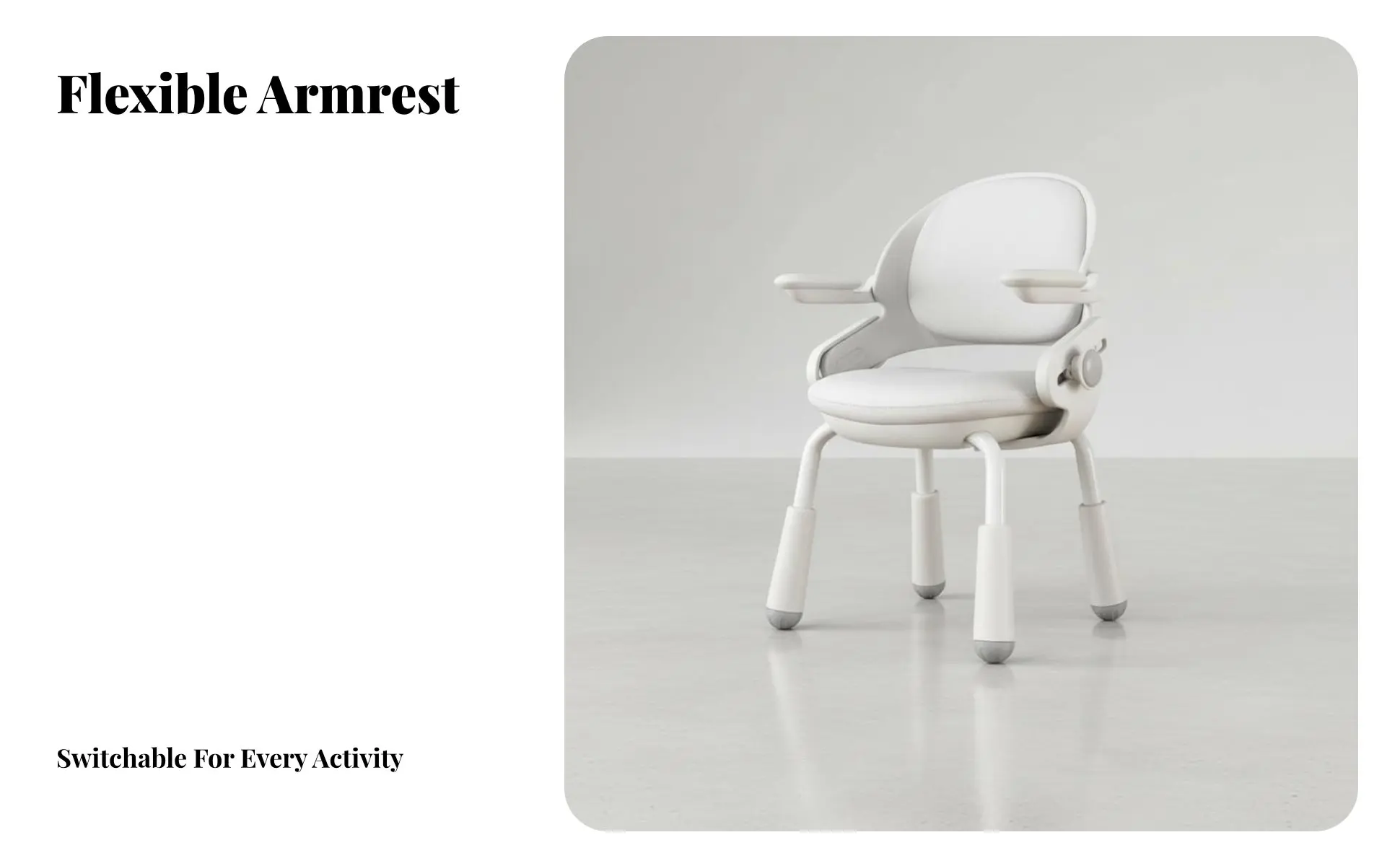 Silla ergonómica infantil con soporte postural
