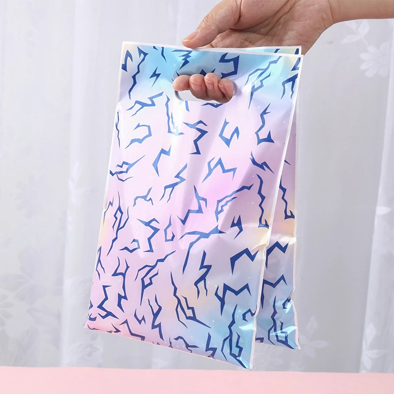 Bolsas de regalo con gradiente morado para cumpleaños y fiestas - imagen 2